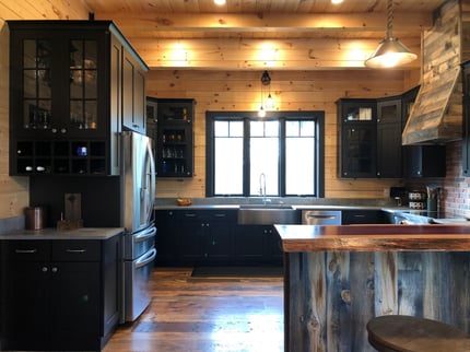 Delprete Log Cabin Kitchen 8